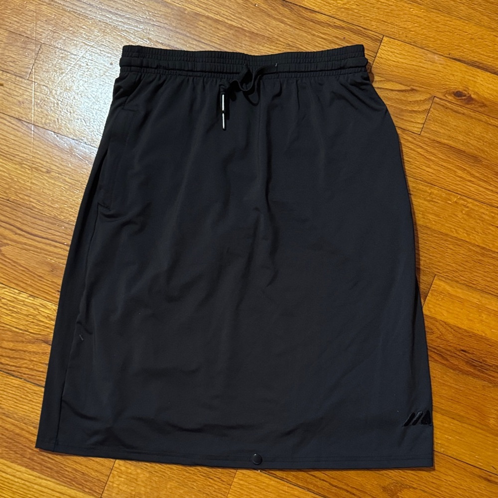 Mod athlete swim skirt, black knee length! Used like new.